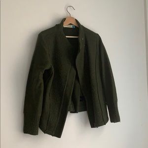 Cozy up High-Neck Cable Sweater from Anthropologie